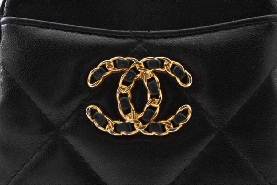 CHANEL 19黑金吐司零錢包🖤💛最低價⬇️-11