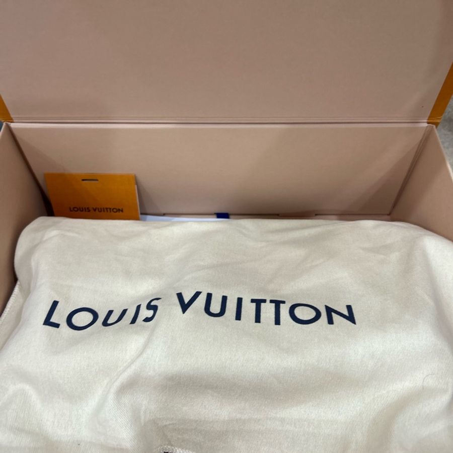 全新 全配 晶片款 Louisviitton diane monogram 法棍包-17