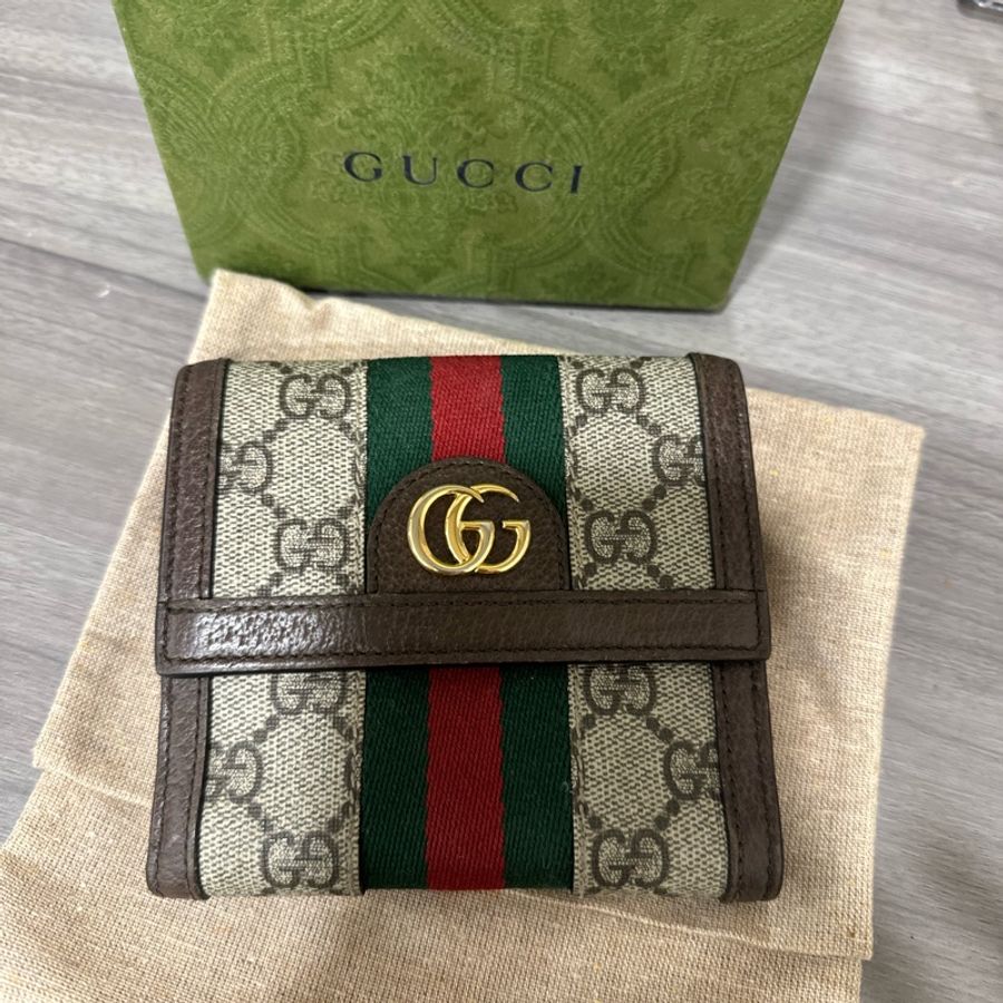Gucci 523173 Ophidia系列 短夾-0