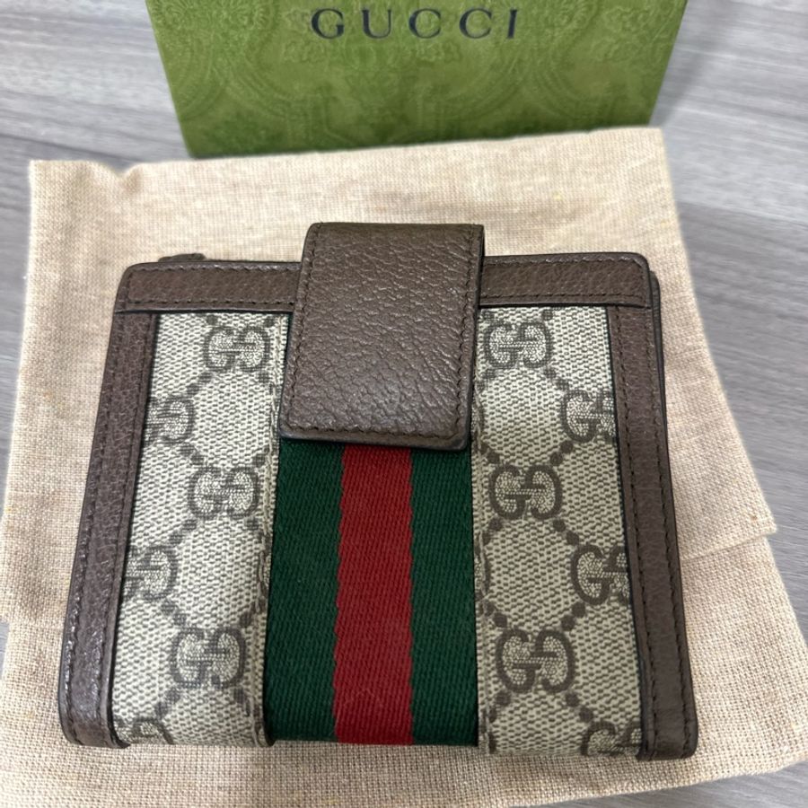 Gucci 523173 Ophidia系列 短夾-4