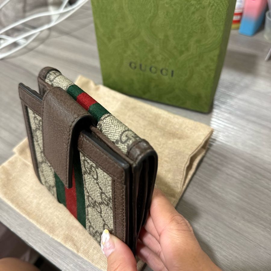 Gucci 523173 Ophidia系列 短夾-9