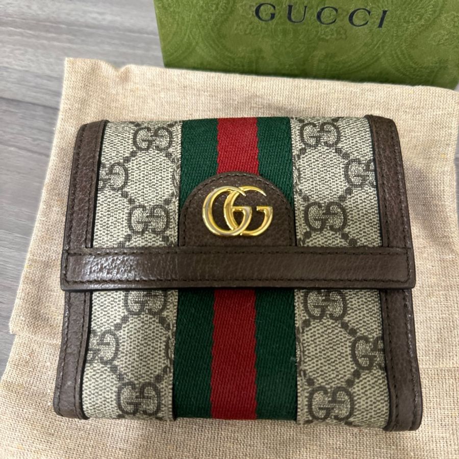 Gucci 523173 Ophidia系列 短夾-10