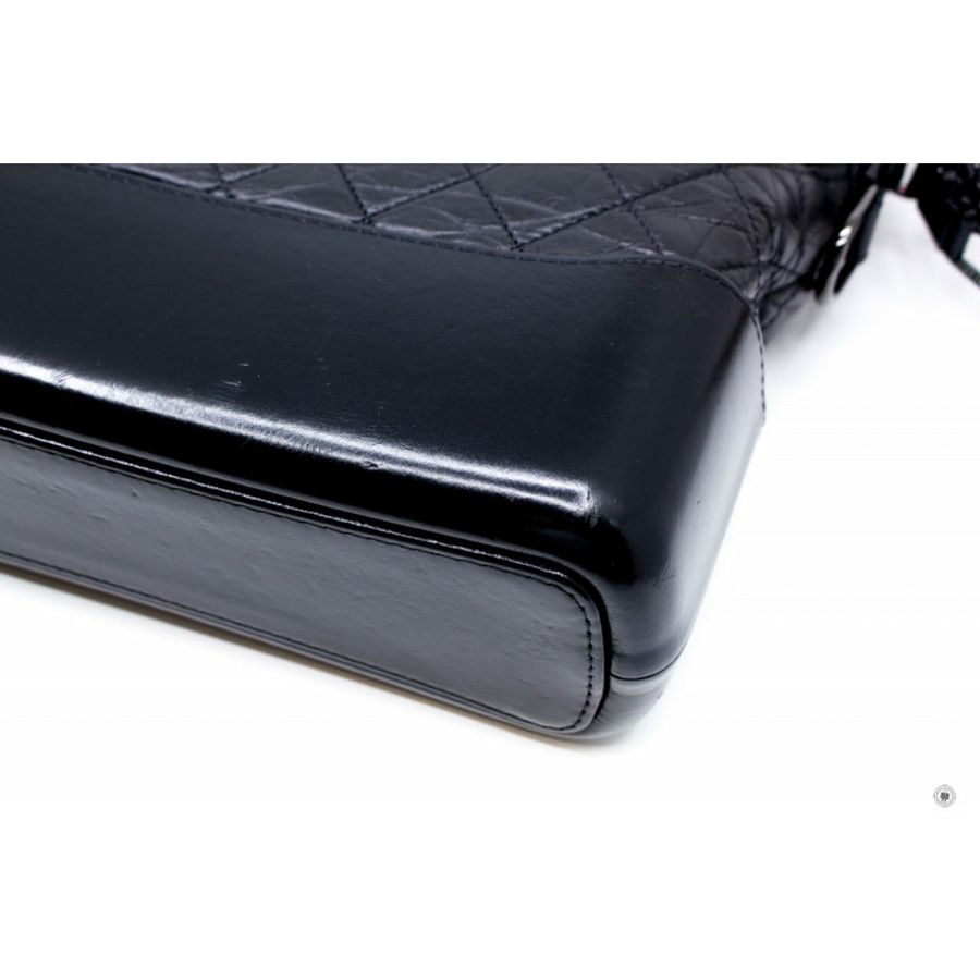 Chanel A93824 B01935 Gabrielle Hobo Medium SO Black Black / 94305 Lambskin Shoulder Bags Bkhw-5