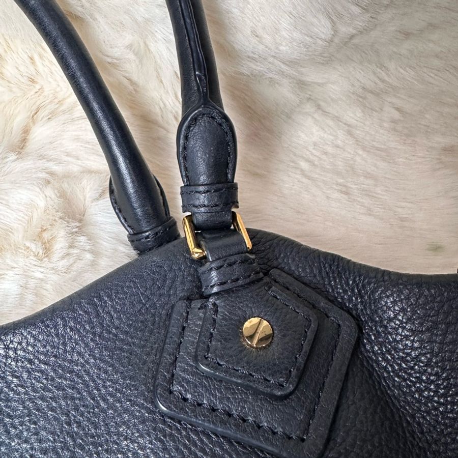 Marc Jacobs荔枝真皮側背/斜背/手提三用包-10