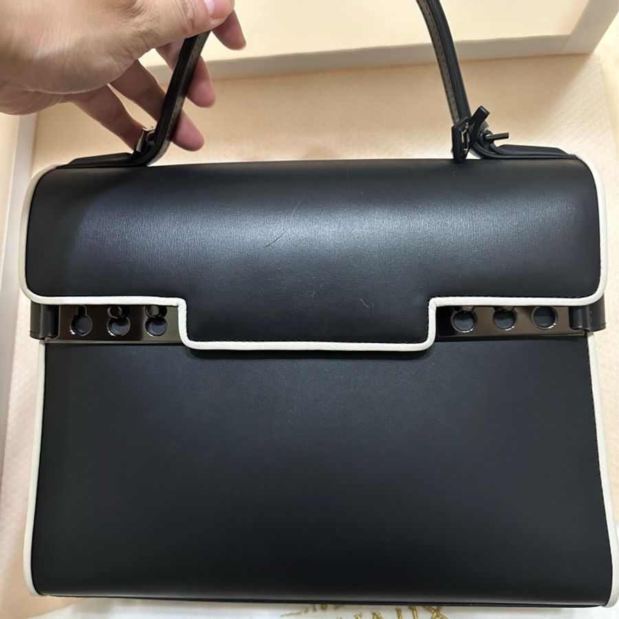 特價:Delvaux Tempete MM 黑色Box皮-15
