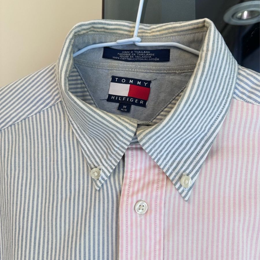 Tommy hilfiger 細條紋(男)獅標 襯衫-3