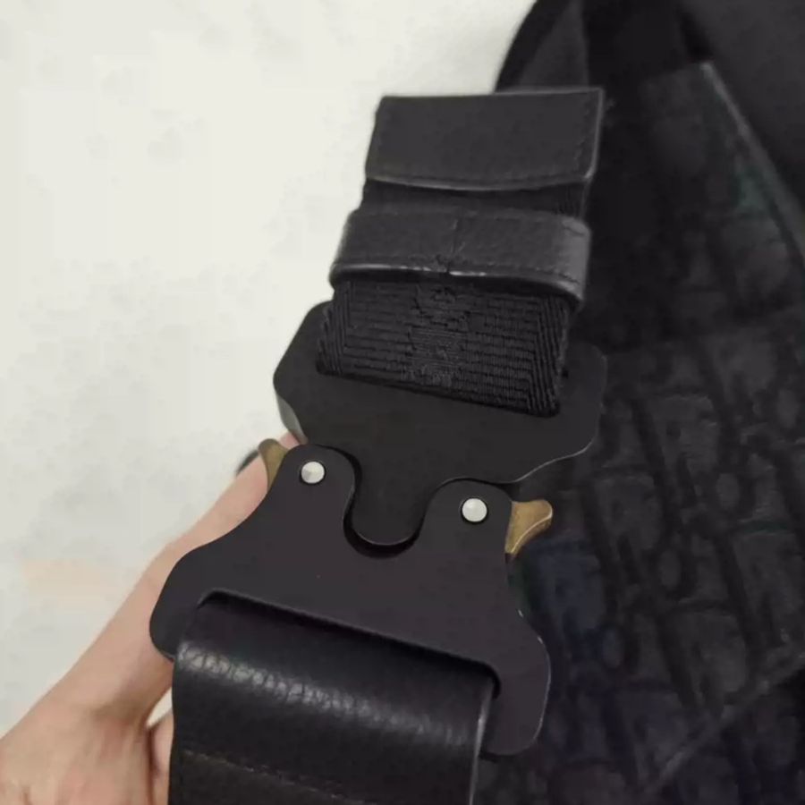 Dior Saddle 老花馬鞍包黑色刺繡款21年新款🔥專櫃在售11萬🖤-56