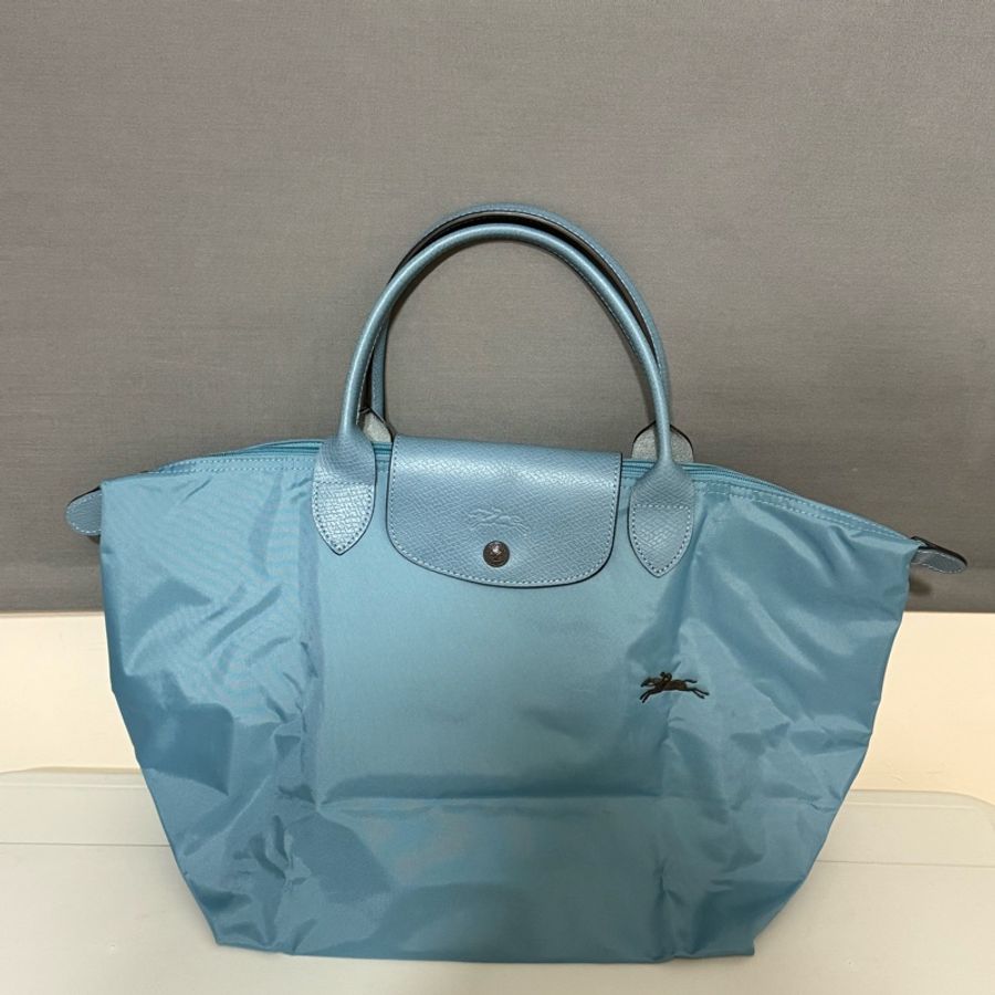longchamp classic 藍色手挽大袋-0