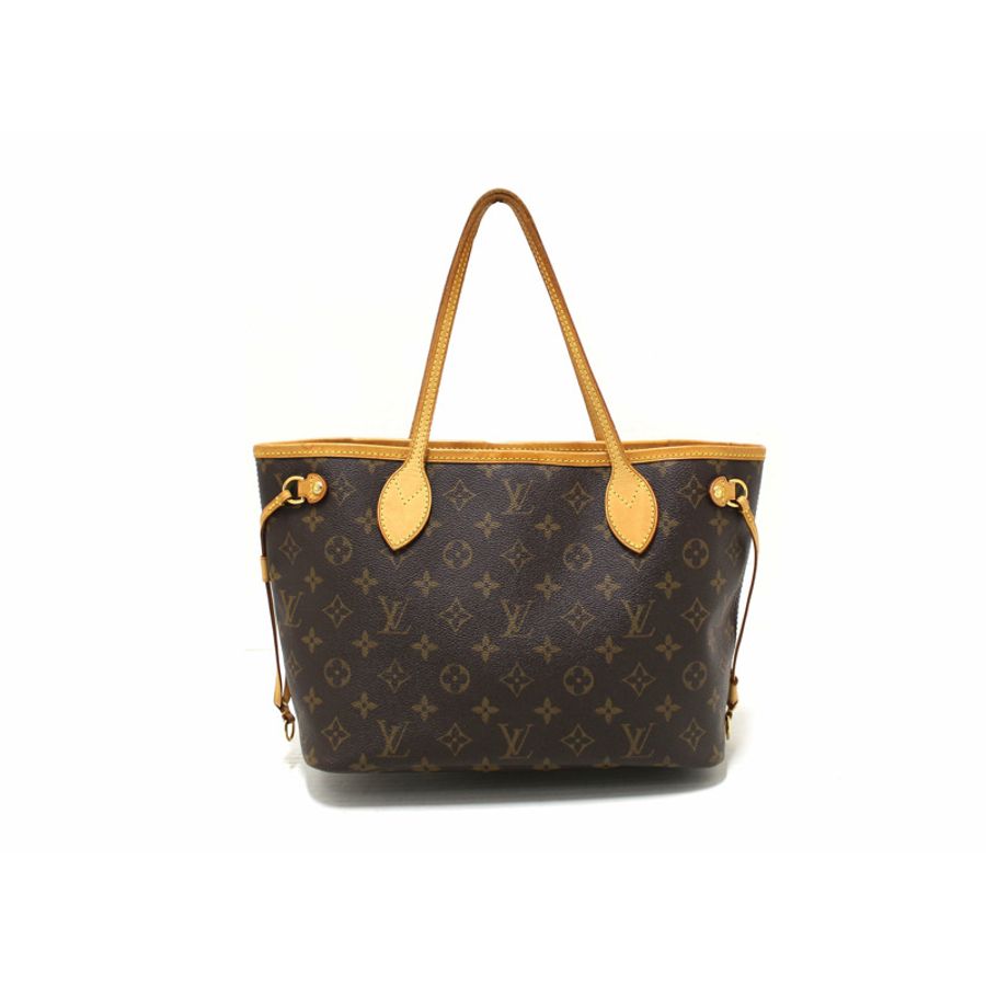 Louis Vuitton Classic Monogram Neverfull PM Tote Shoulder Bag-0