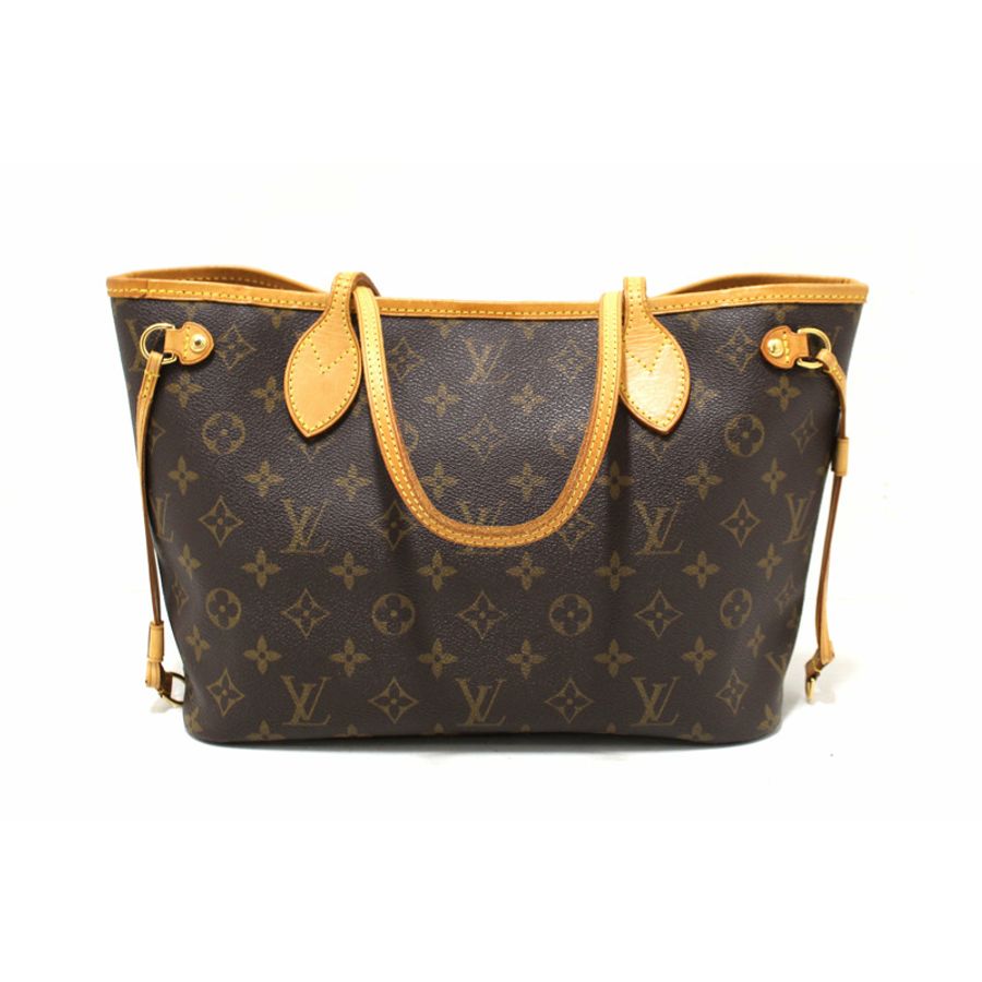 Louis Vuitton Classic Monogram Neverfull PM Tote Shoulder Bag-3