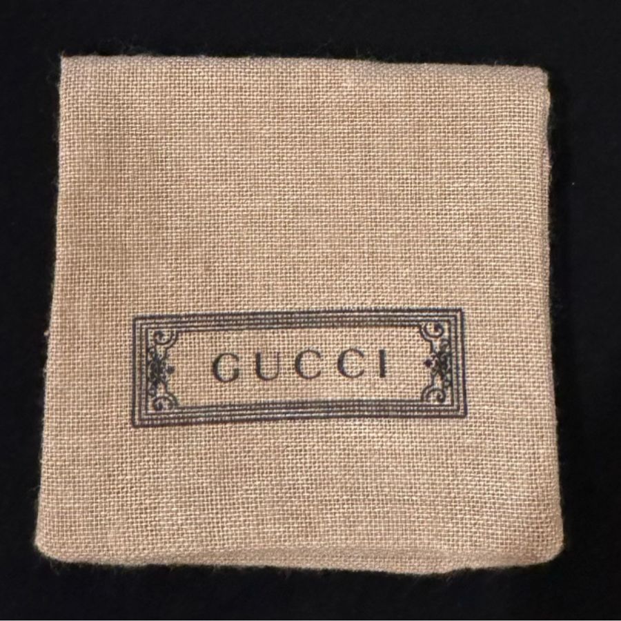 GUCCI INTERLOCKING純銀耳環-7