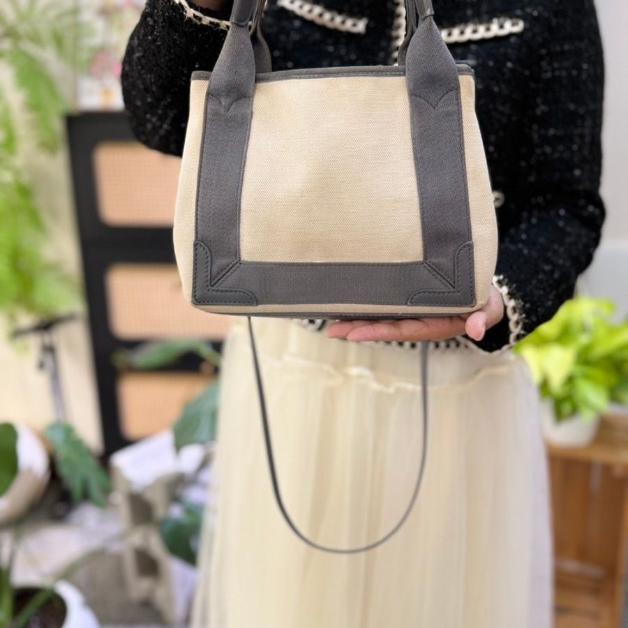 巴黎世家 BALENCIAGA 帆布XS牛皮包-2