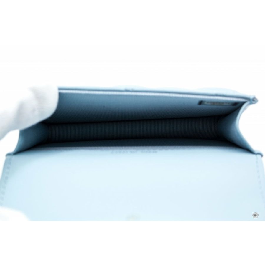 Chanel AP2637 B07570 Belt Bag With CC Enamel Logo Baby Blue / NG752 Calfskin Belt Bag Gbhw-6