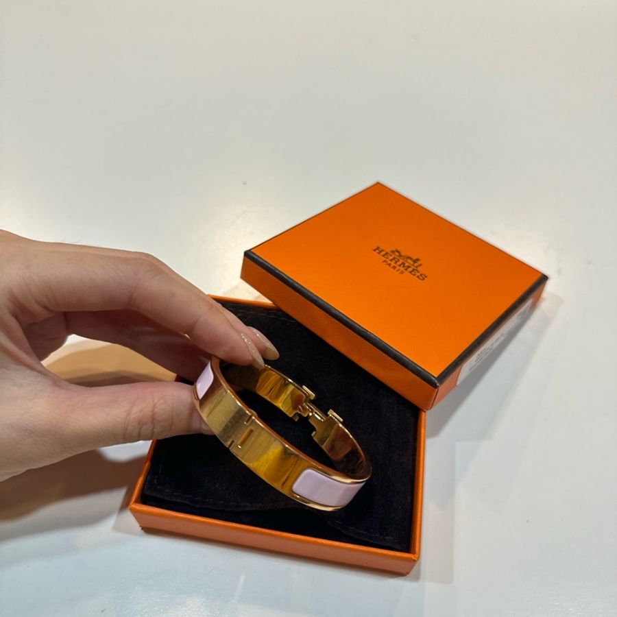 Hermes粉金配色H手環-2
