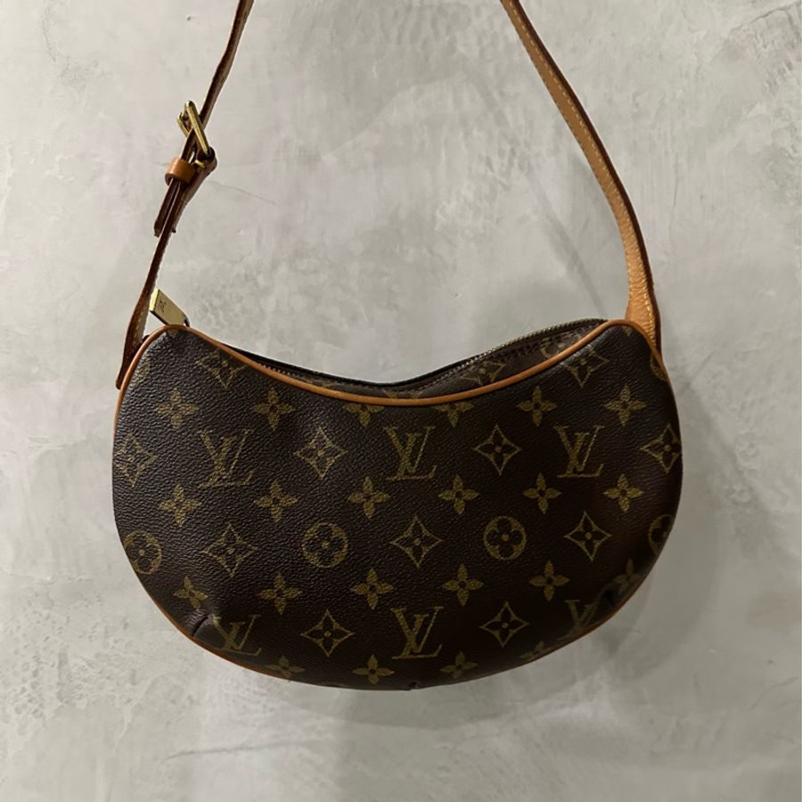 🌟慶雙十🇹🇼特惠🌟LV 豌豆包 半月包 中古款小號-4