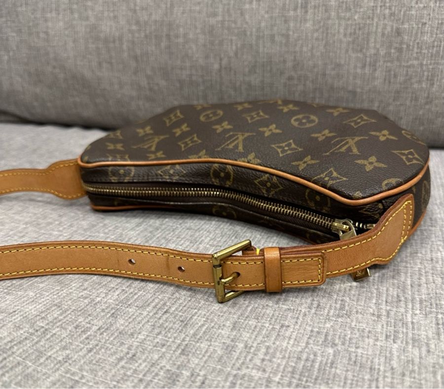 🌟慶雙十🇹🇼特惠🌟LV 豌豆包 半月包 中古款小號-10