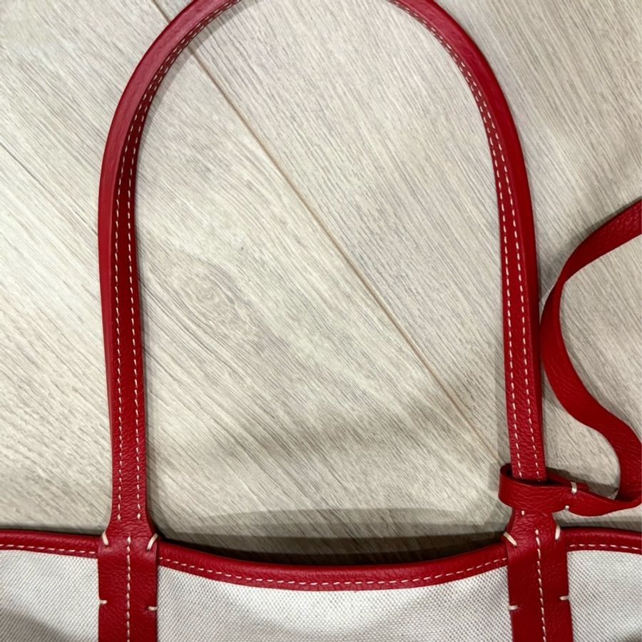 GOYARD St. Louis PM 托特包(中/紅色)-16