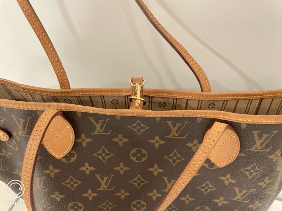 LV字紋Neverfull MM,尺寸:長31*寬16*高28-3