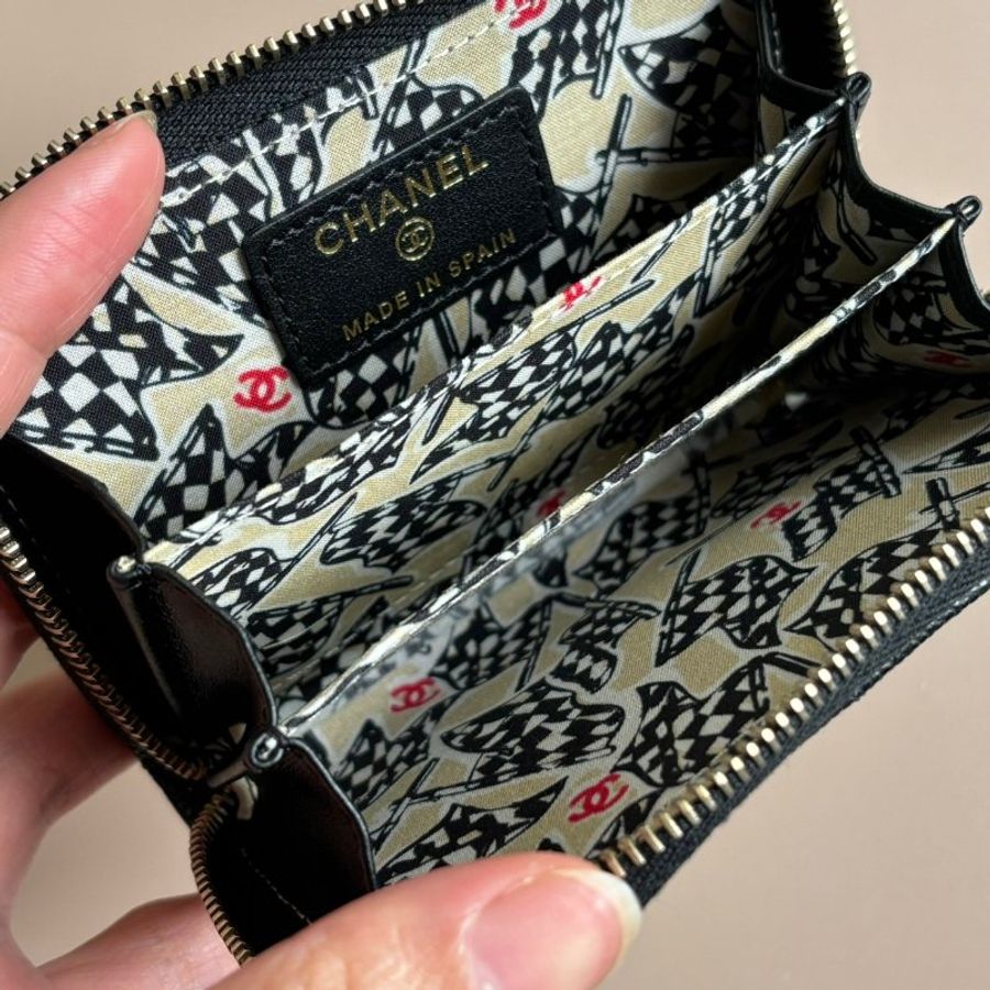 ::CHANEL:: 大雙Cㄇ拉零錢包-6
