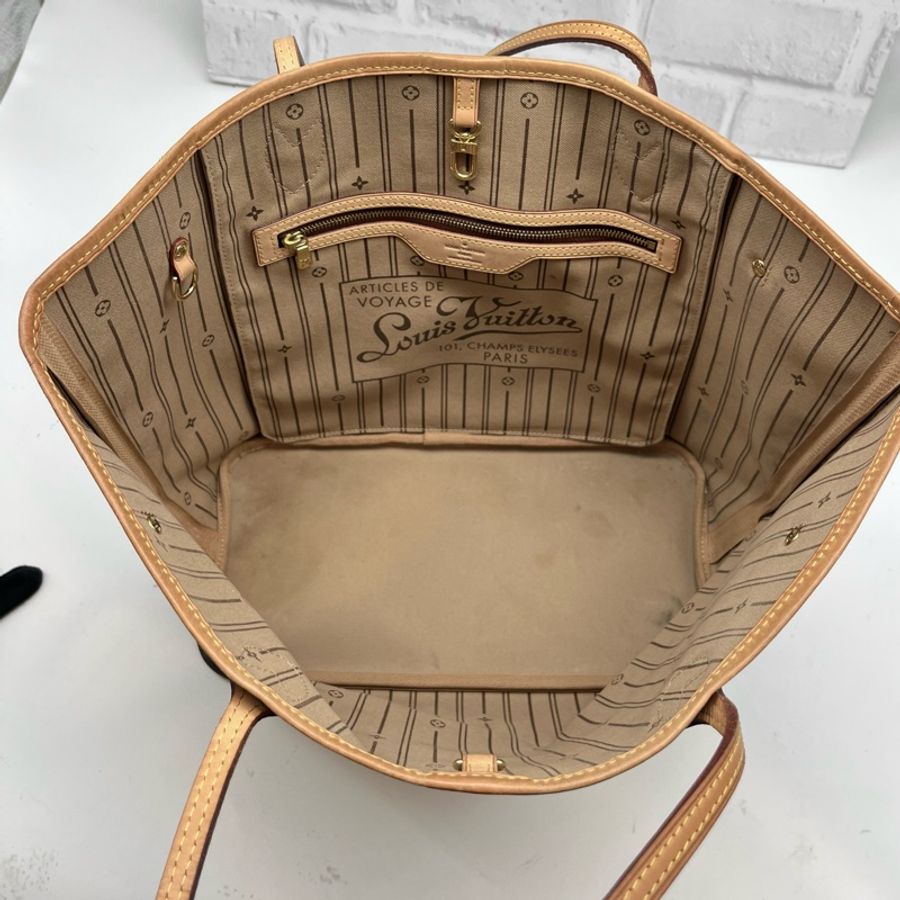 LOUIS VUITTON LV 路易威登 M40156 原花 NEVERFULL MM 中型-3