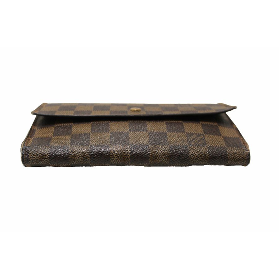 Louis Vuitton Damier Ebene Canvas PTI Long Wallet-7