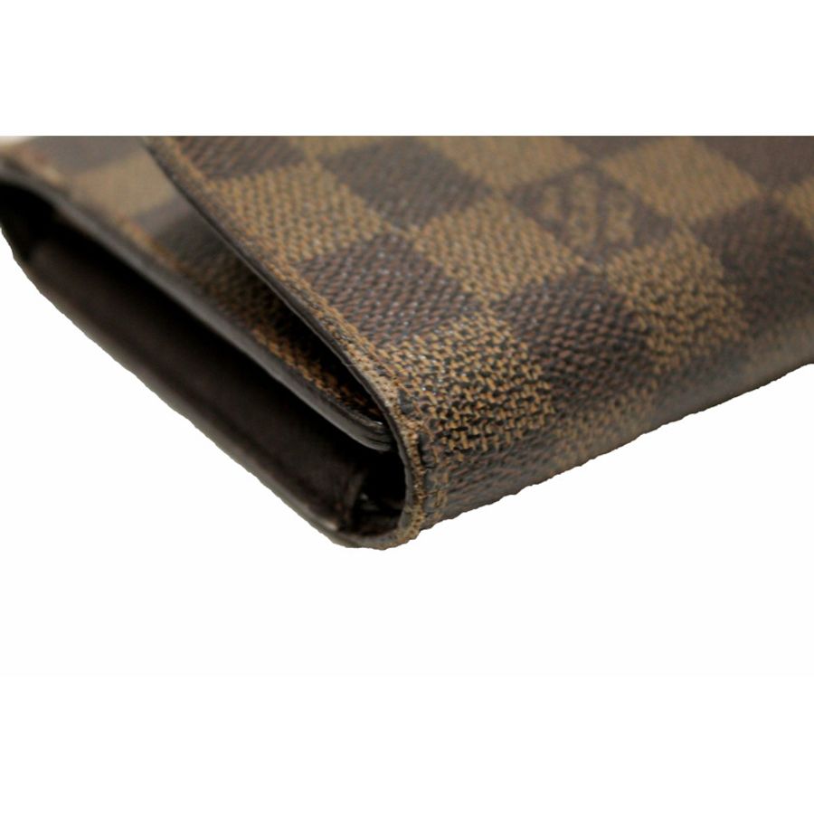Louis Vuitton Damier Ebene Canvas PTI Long Wallet-9