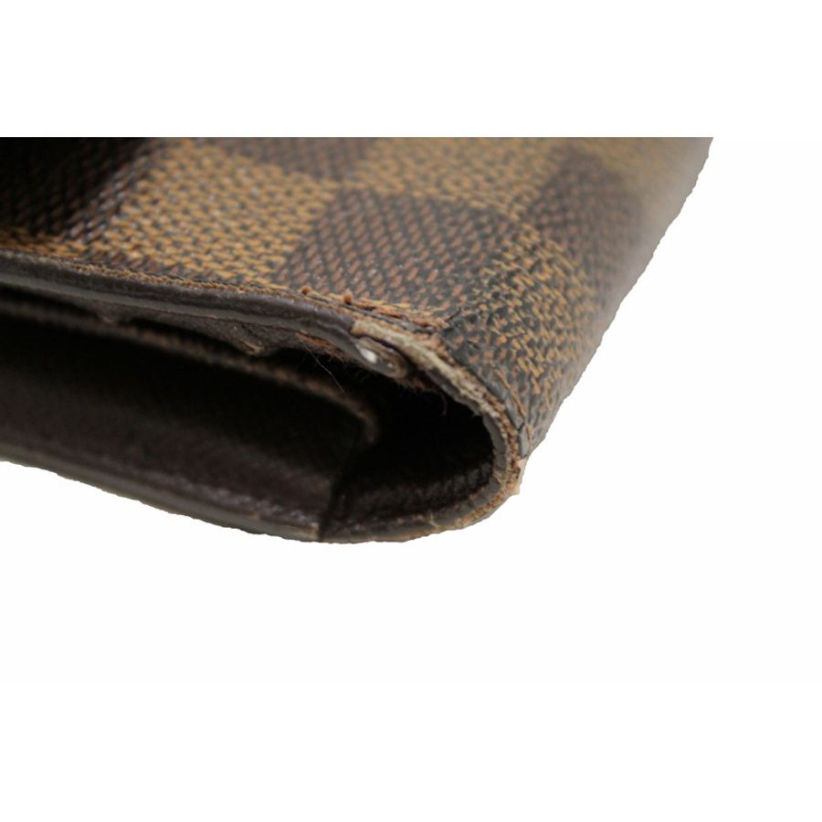 Louis Vuitton Damier Ebene Canvas PTI Long Wallet-11