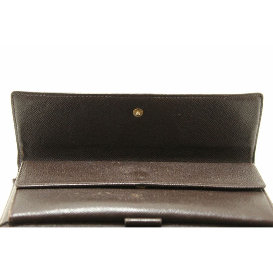 Louis Vuitton Damier Ebene Canvas PTI Long Wallet-16