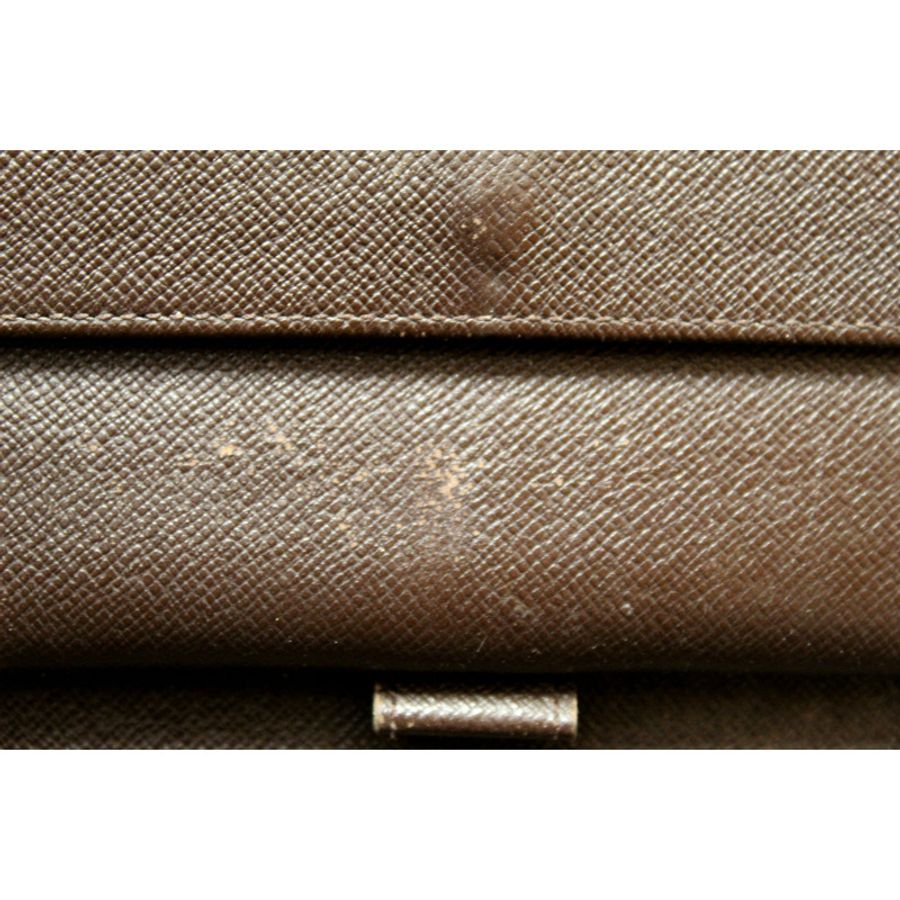 Louis Vuitton Damier Ebene Canvas PTI Long Wallet-17