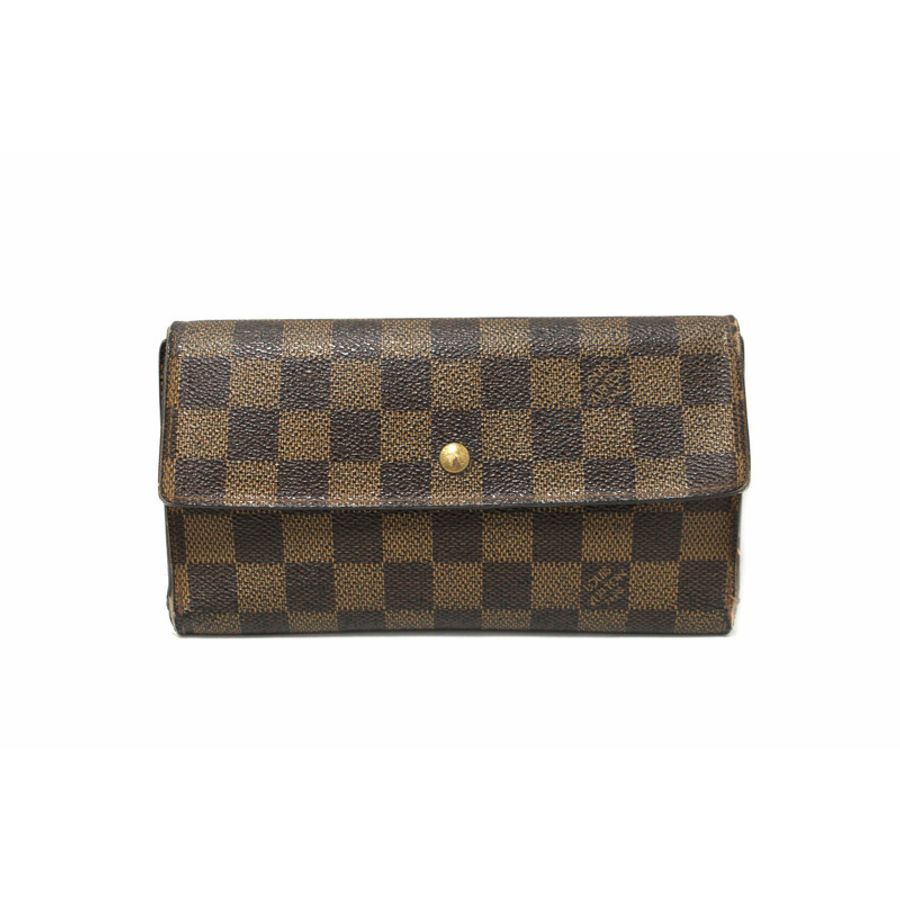 Louis Vuitton Damier Ebene Canvas PTI Long Wallet-18
