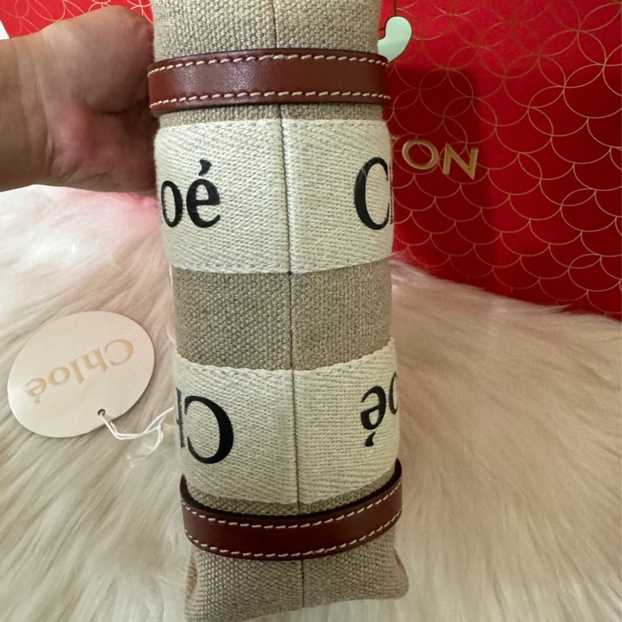Chloe Woody tote bag 帆布迷你兩用包.-4