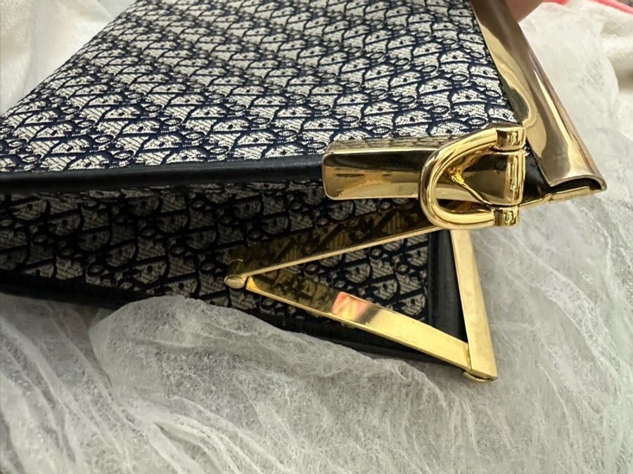 Christian Dior Triomphe啪扣手提包 /斜孭袋/側孭袋-4