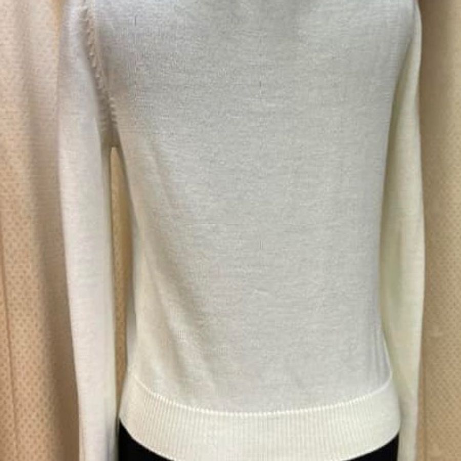 Miu Miu 甜美米白純羊毛cardigan-2