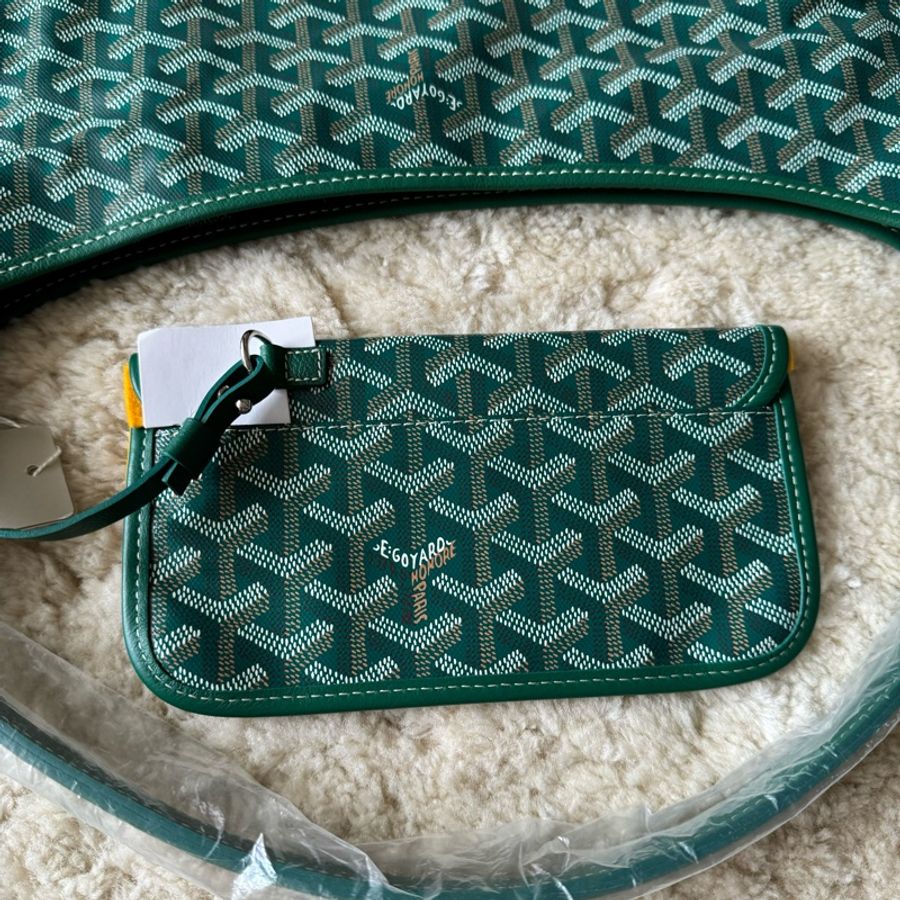 全新Goyard hobo 綠色+愛心❤️彩繪-11