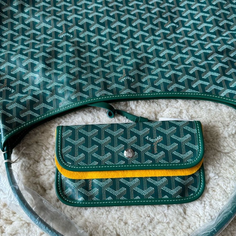全新Goyard hobo 綠色+愛心❤️彩繪-16