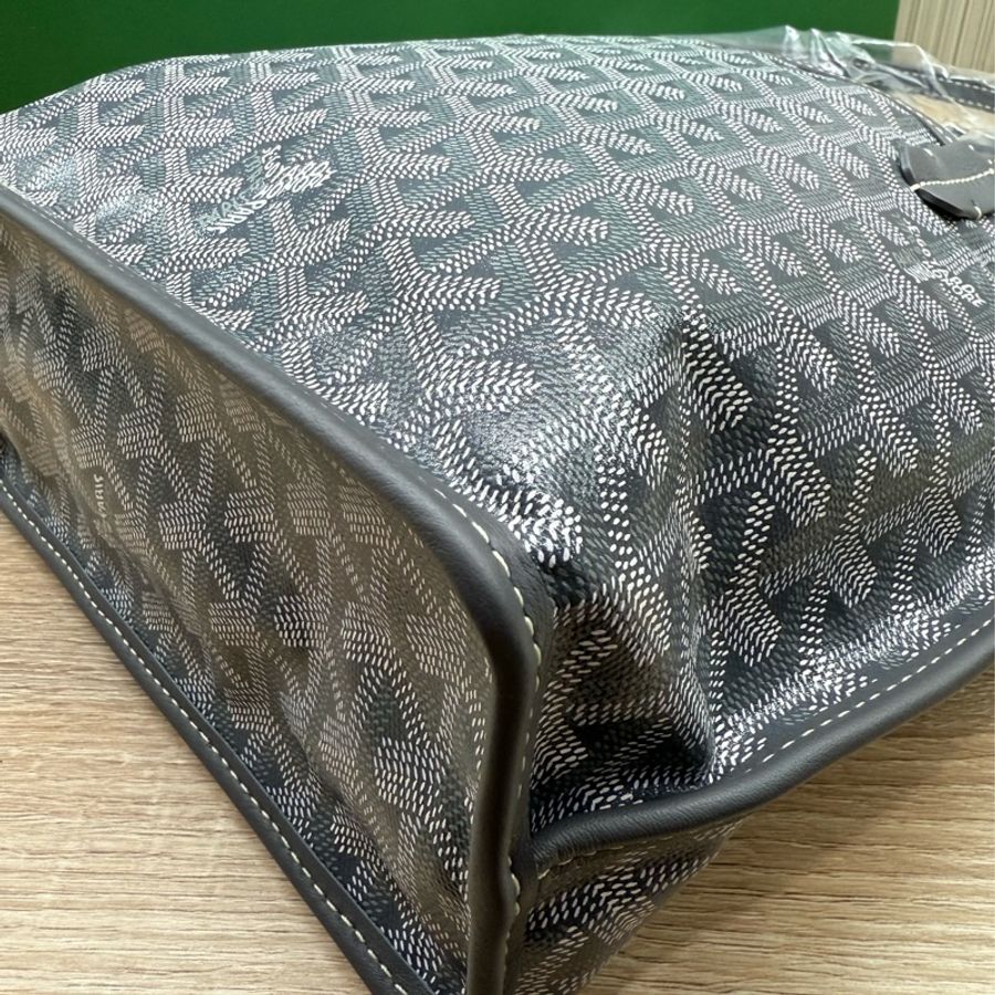 Goyard Anjou mini tote 戈雅彩繪款限量灰色手提迷你托特包-15