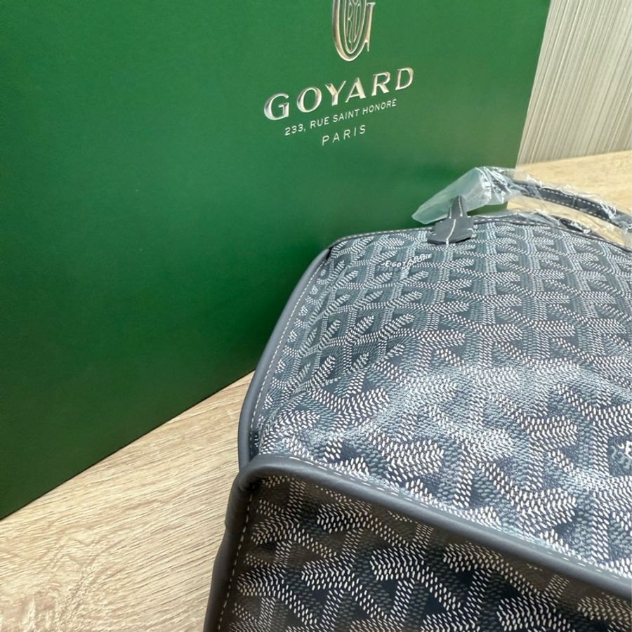 Goyard Anjou mini tote 戈雅彩繪款限量灰色手提迷你托特包-16