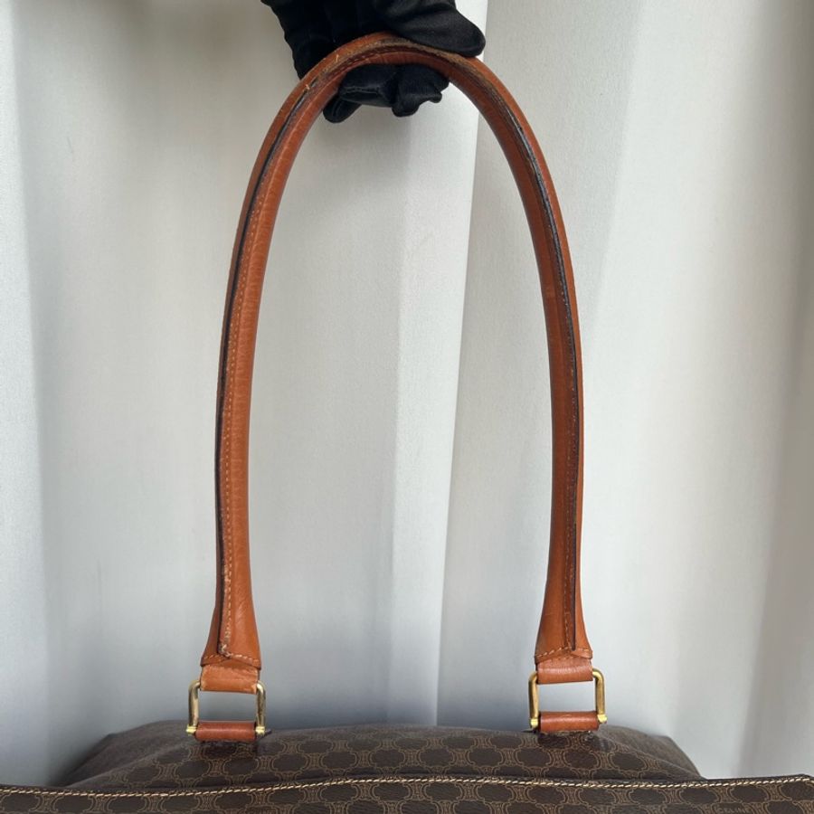 Celine 經典老花 特殊鎖扣 肩背包 單肩包 手提包-14