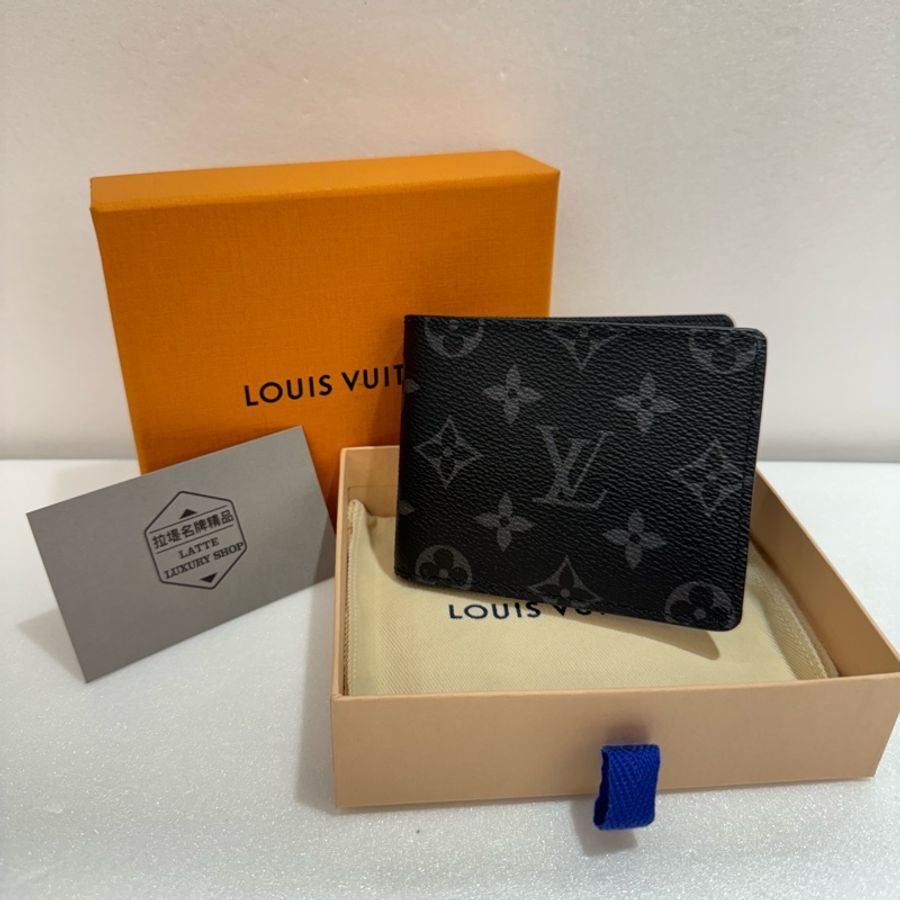 LV 經典老花 短夾/皮夾 M62294 9成新-0