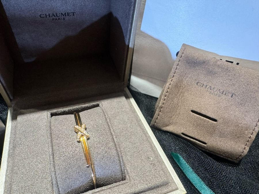 CHAUMET 尚美玫瑰金手鐲Liens 系列-2