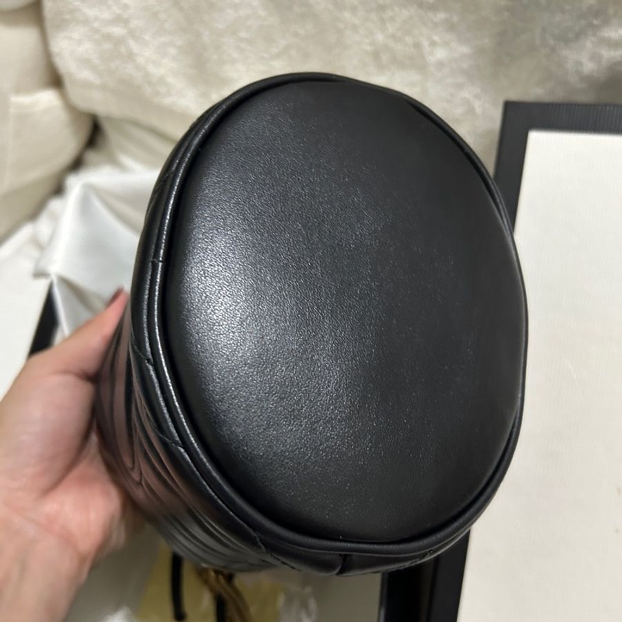 GUCCI Marmont 迷你水桶包-7