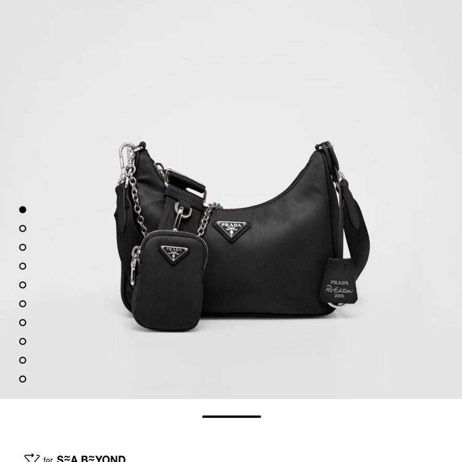 Prada Re-Edition 2005 Re-Nylon 手袋-1