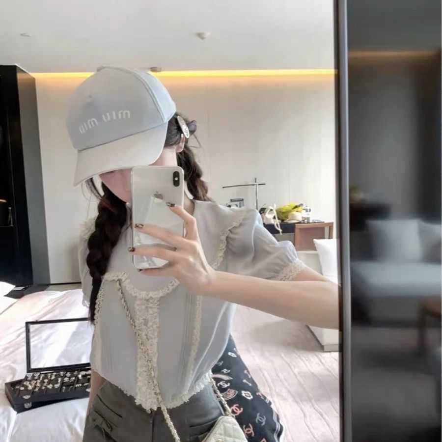香奈兒Chanel 24s小貝殼包 荔枝牛皮 白色 金釦-29