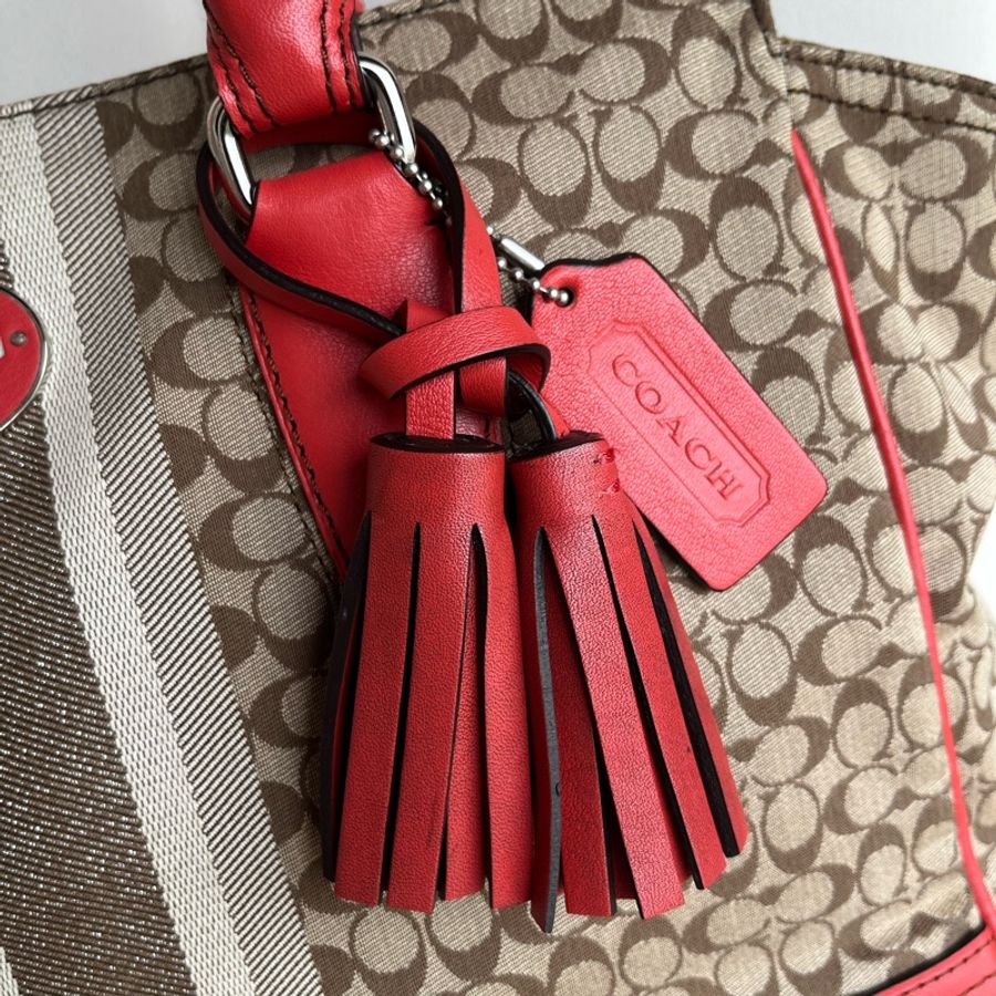 (限定款)Coach 聖誕節限定 經典老花 肩背包 單肩包 手提包-3