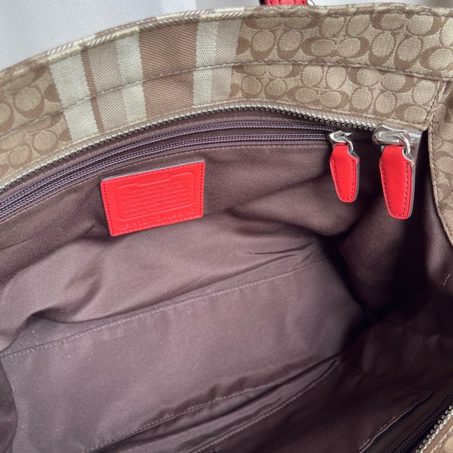 (限定款)Coach 聖誕節限定 經典老花 肩背包 單肩包 手提包-14