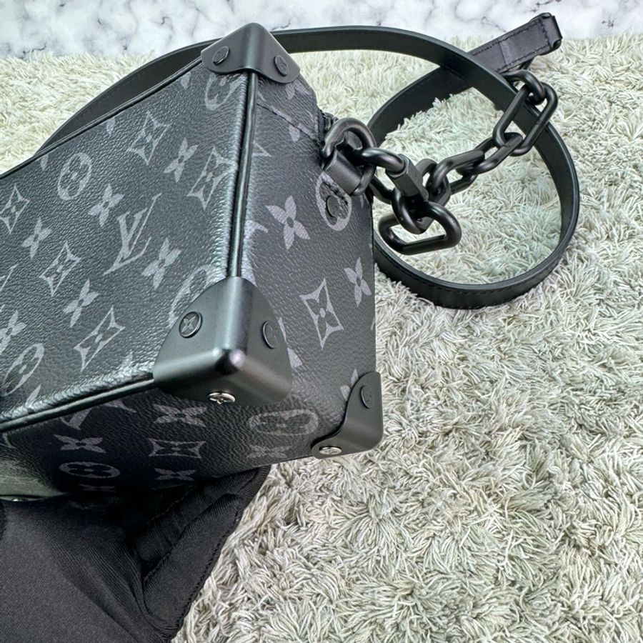 LV M44735 SOFT TRUNK系列經典Eclipse帆布印花拉鍊肩背方包(迷你)-20