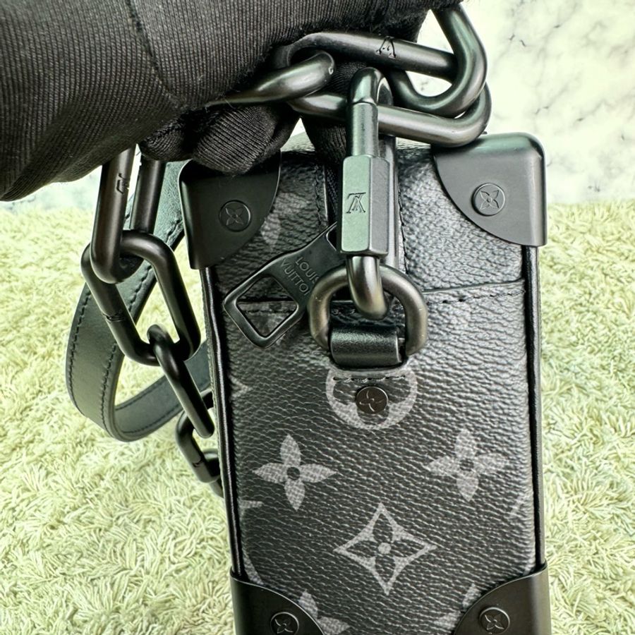 LV M44735 SOFT TRUNK系列經典Eclipse帆布印花拉鍊肩背方包(迷你)-30