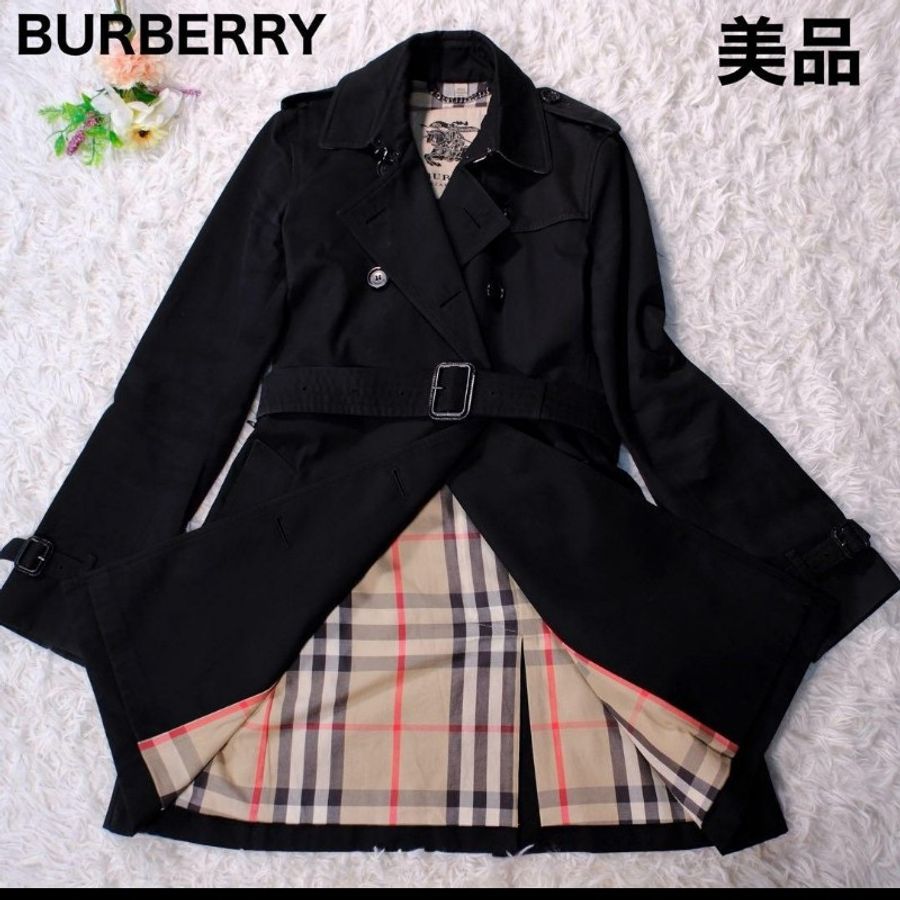 男M碼/近新極美/Burberry London 頂級款男神風衣-7