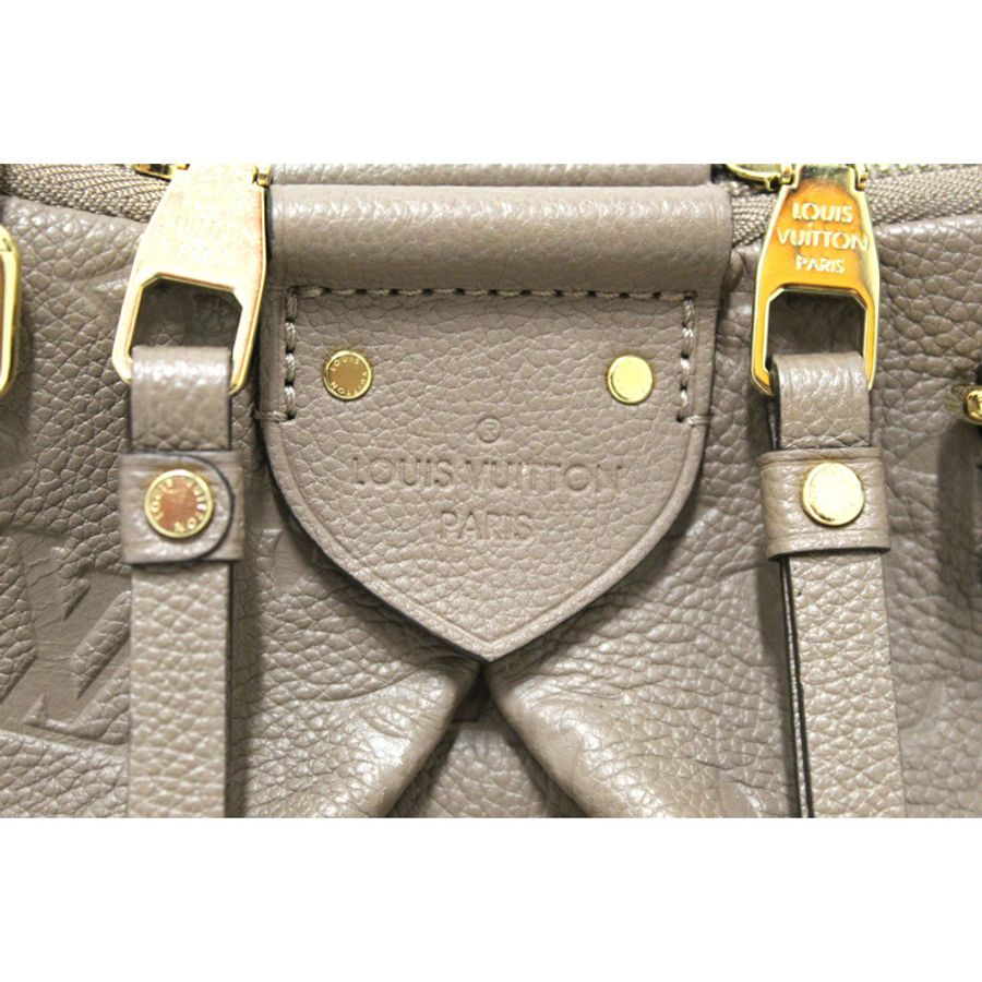 Louis Vuitton Gray Monogram Empreinte Leather Mazarine MM Bag-2