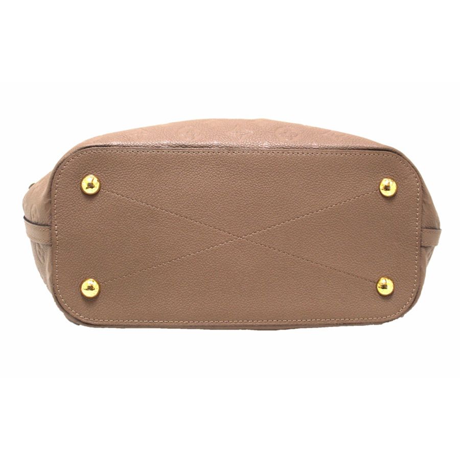 Louis Vuitton Gray Monogram Empreinte Leather Mazarine MM Bag-5